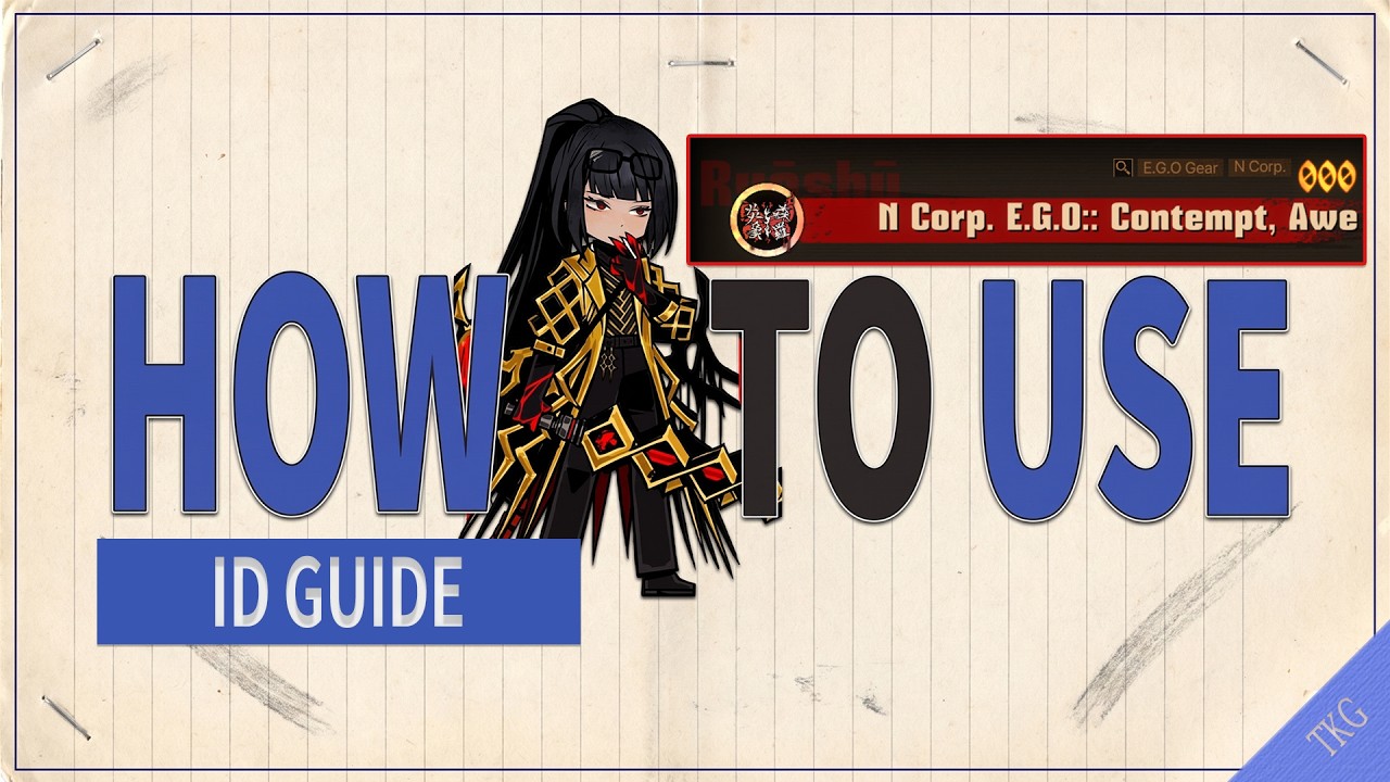 Limbus Company - 🚬How to Use: N Corp. E.G.O::Contempt, Awe Ryoshu (2 Min Guide)