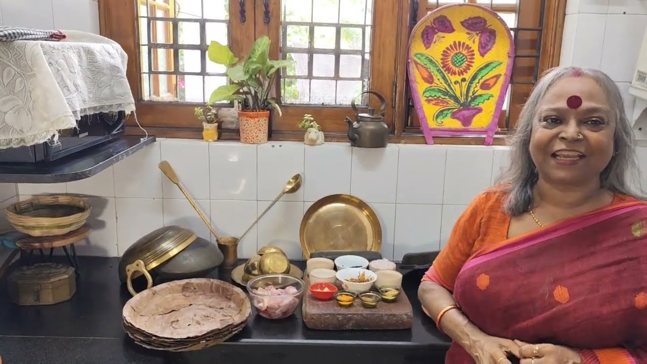 Pata pora chicken / Shalpata pora chicken/Santhali Recipe/Sal Patte wali Junglee Chicken Recipe