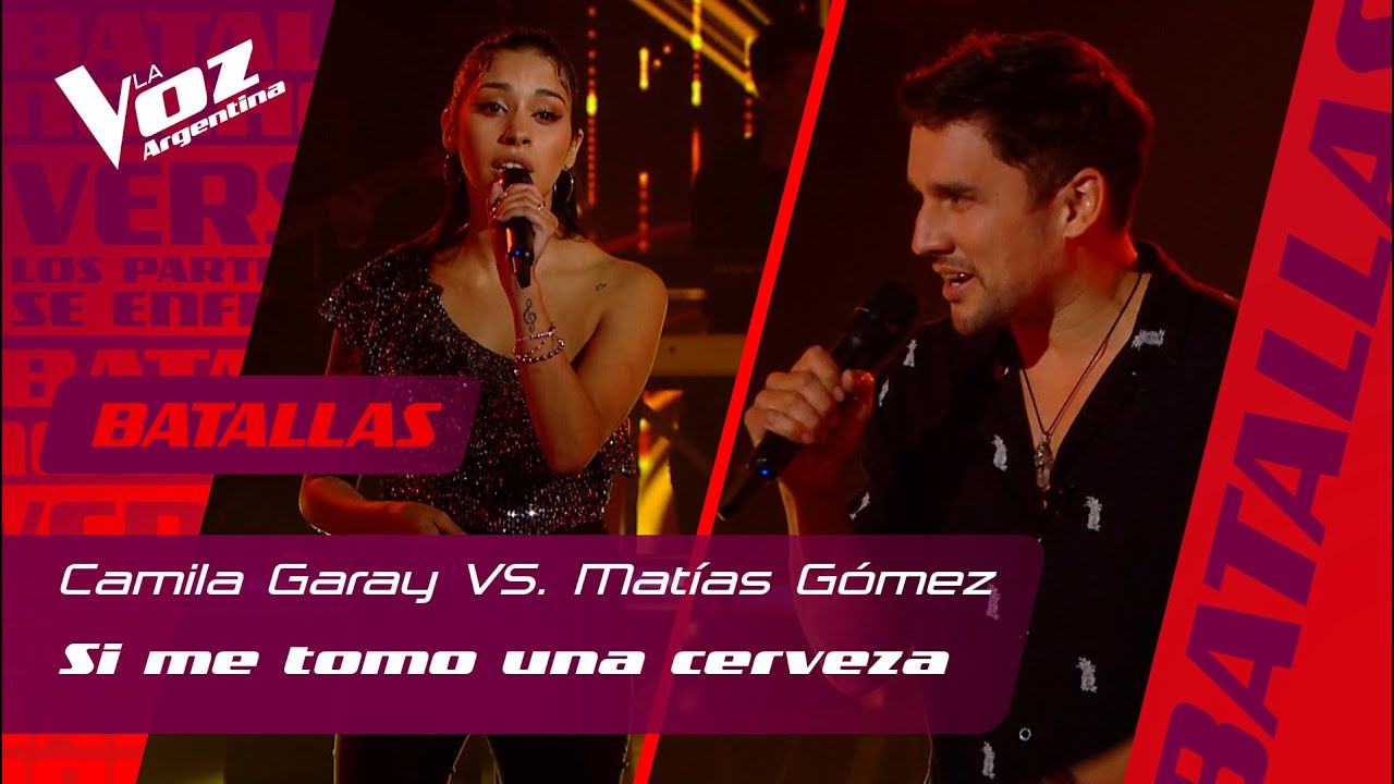 Camila Garay vs. Matías Gómez – “Si me tomo una cerveza” – Batallas – La Voz Argentina 2021