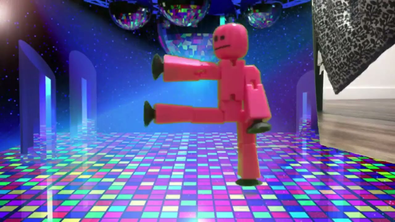 We Stikbots dance at the dance club! (Created by the Stikbot studios.)