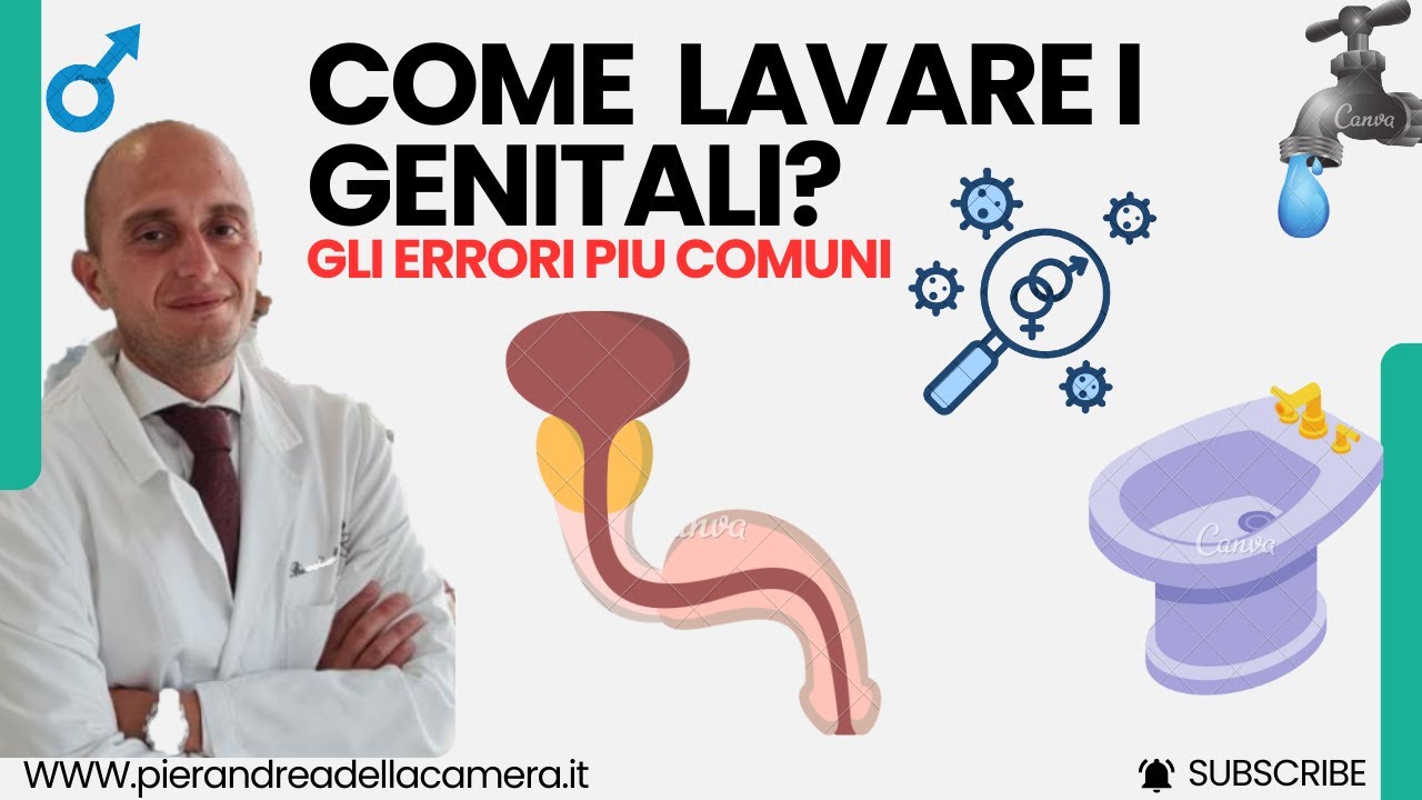 Come lavare i genitali? Gli errori piu comuni riscontrati in ambulatorio