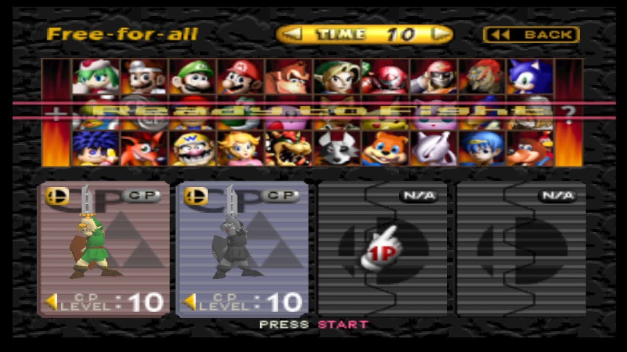 Smash Remix: Young Link Vs Young Dark Link! (Level 10 CPU Battle!)