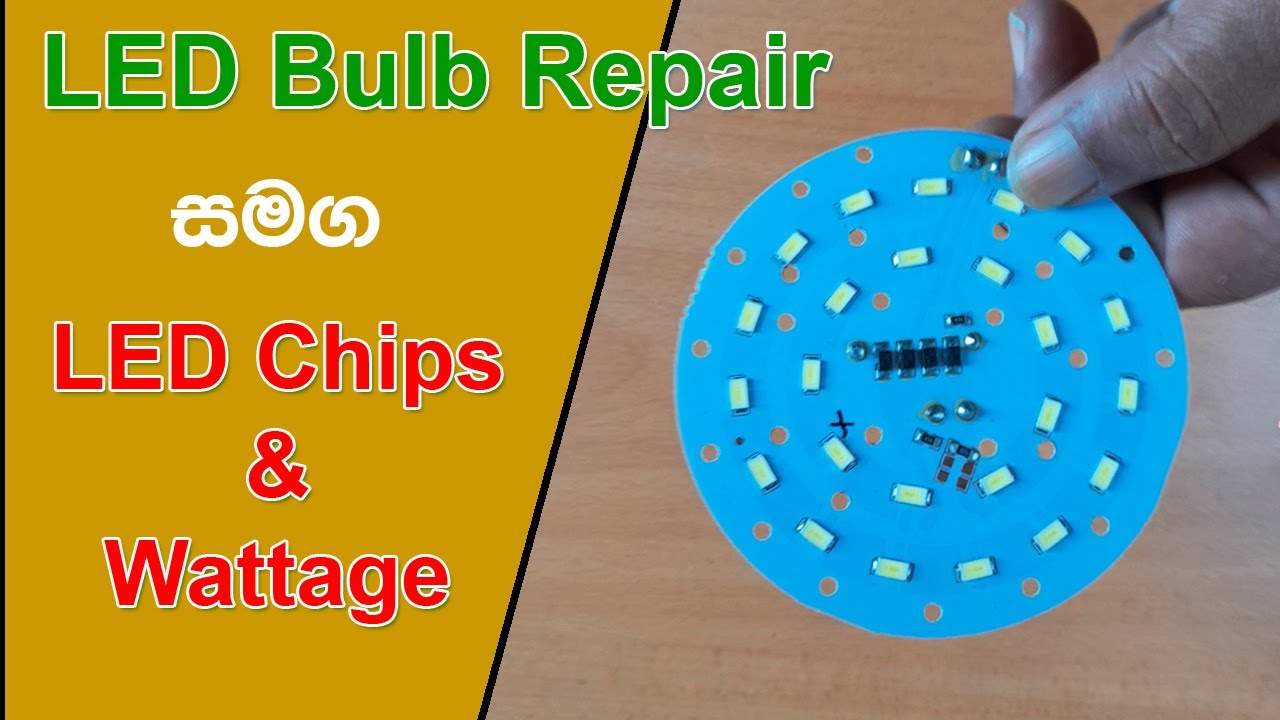 LED Bulb Repair - More about SMD LED and Wattage