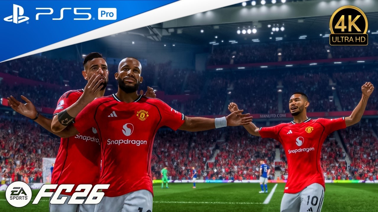 FC26 | Man United VS Everton | Premier League 25/26 | PS5 Pro | 4K HDR 60FPS
