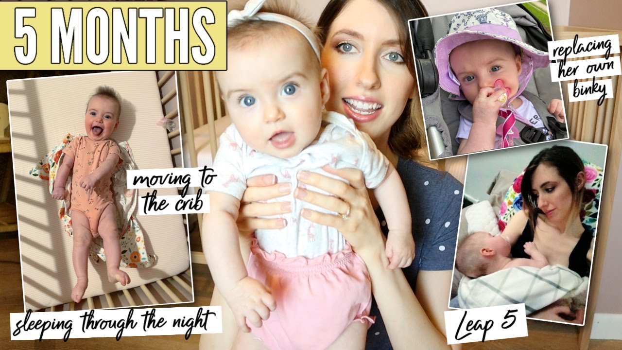 5 MONTH OLD BABY UPDATE | Sleeping Through the Night, Responding to Name, Wake Windows, Milestones