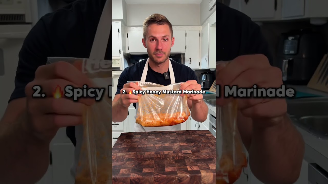 My top 3 healthy marinades for chicken #healthyfood #short