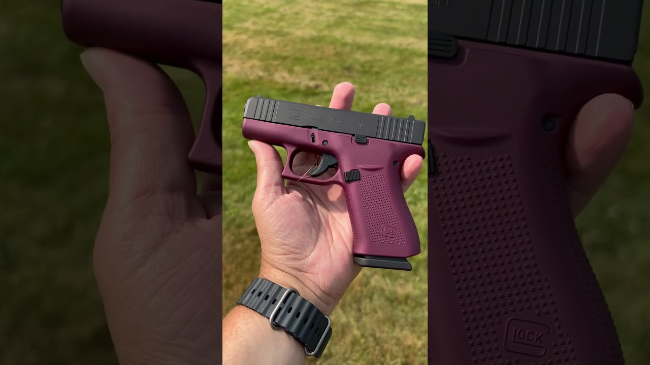 GLOCK G43X BLACK CHERRY 9MM 3.41&rdquo; 10-RD SEMI-AUTO PISTOL