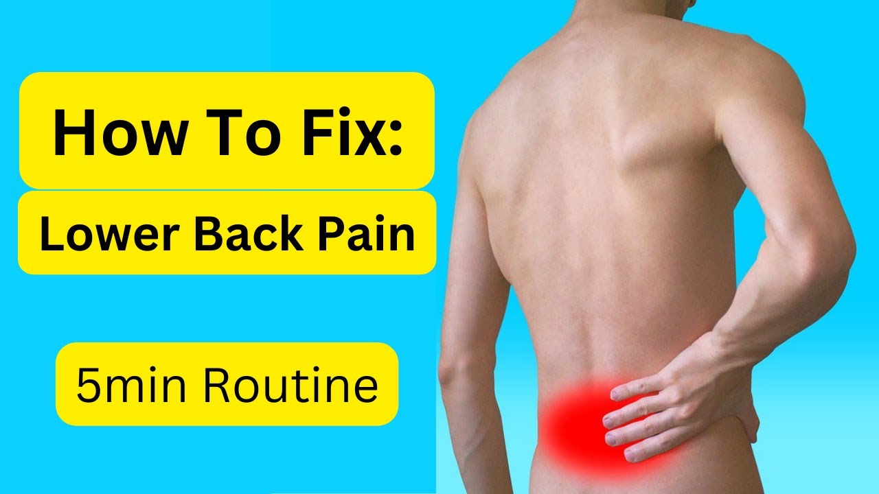 How To Fix Lower Back Pain | 5min Morning Routine