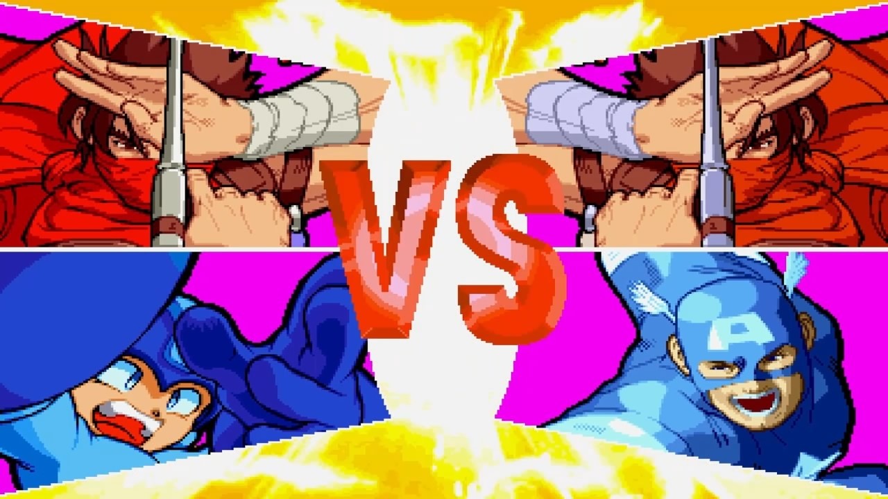 (PS4) Marvel vs Capcom Страйдер Хирю и аркадный режим Mega Man