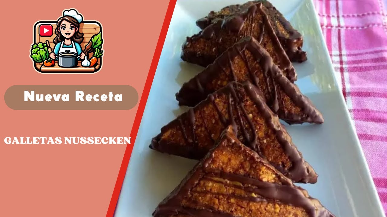 GALLETAS NUSSECKEN 🇩🇪| RECETA DE POSTRE RICA 😋
