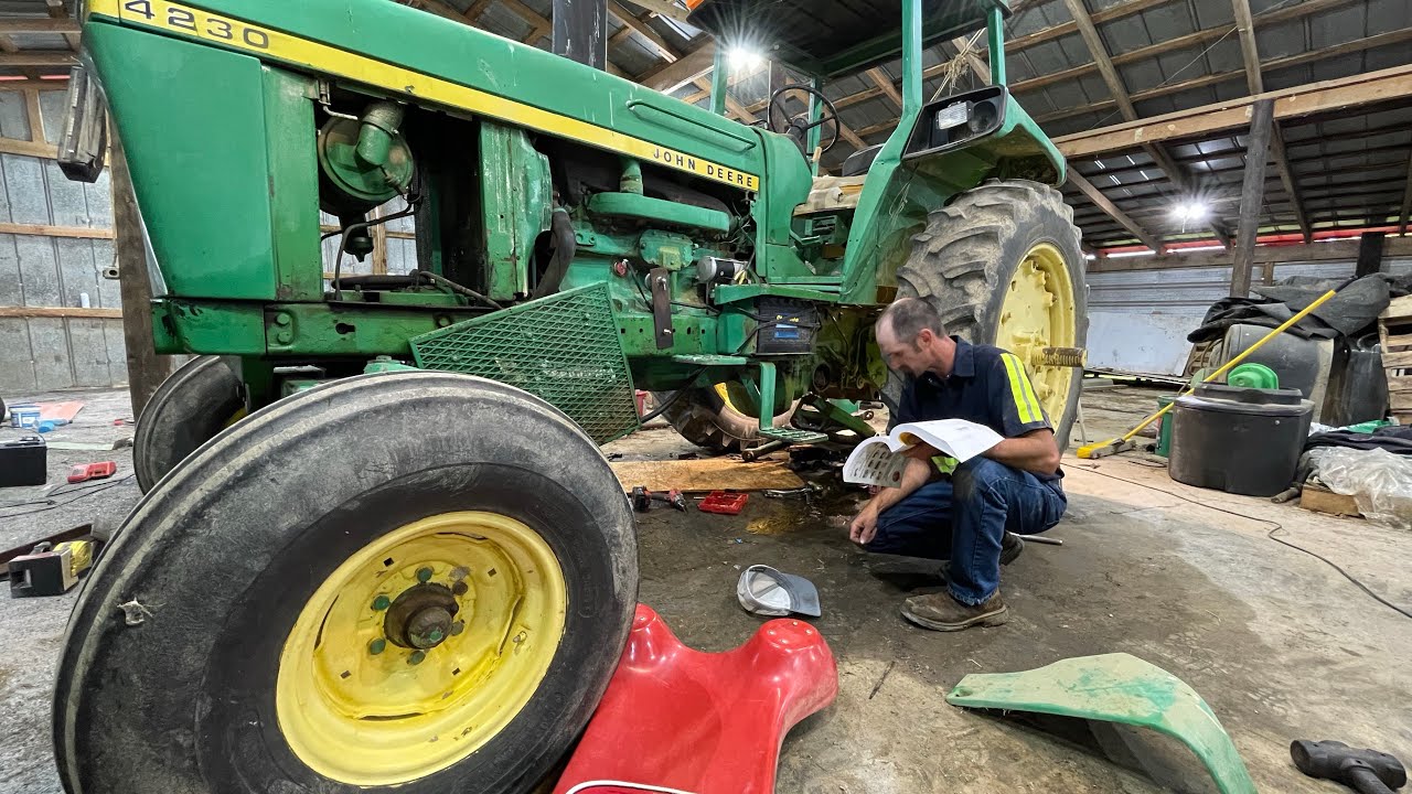 4230 Ремонт John Deere пошёл не так!! #автомобиль #трактор #фермерство #механика #сельское хозяйс...