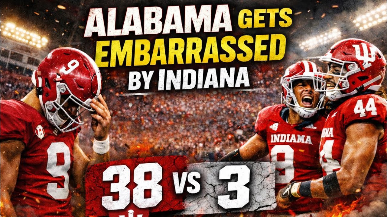 Alabama Gets EMBARRASSED by Indiana! 38–3 Blowout