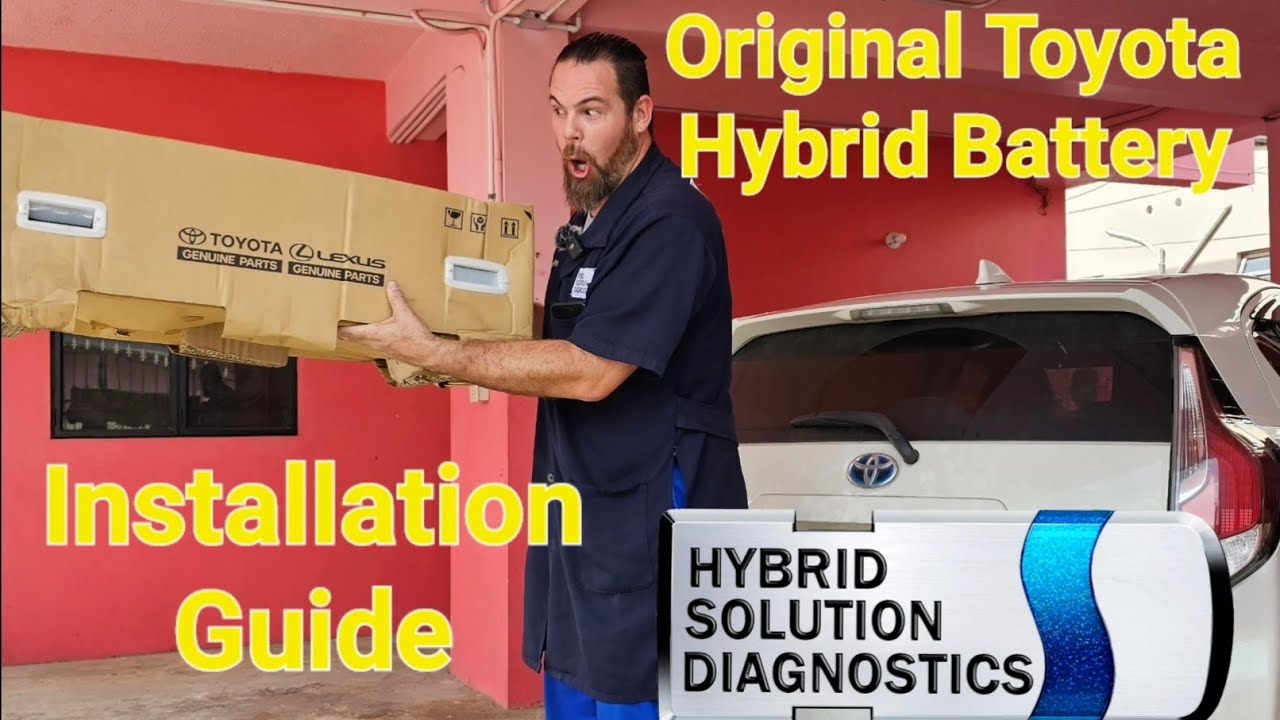 Unboxing original toyota hybrid battery
