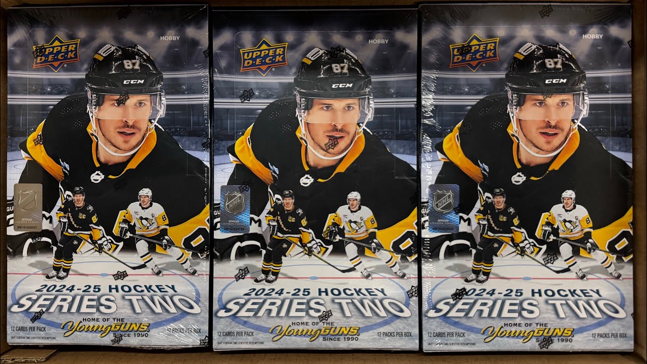 HOBBY BOX BREAK 2024-25 UD Hockey Series 2! 🔥 Macklin Celebrini??!! 🤷🏻&zwj;♂️