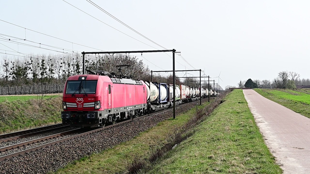 Treinspotten in Hoeselt België op 6-3-2026.