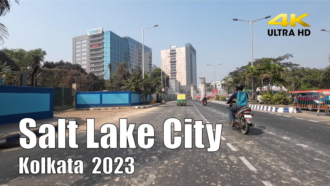 【India Drive 4K】Salt Lake City Kolkata 2023