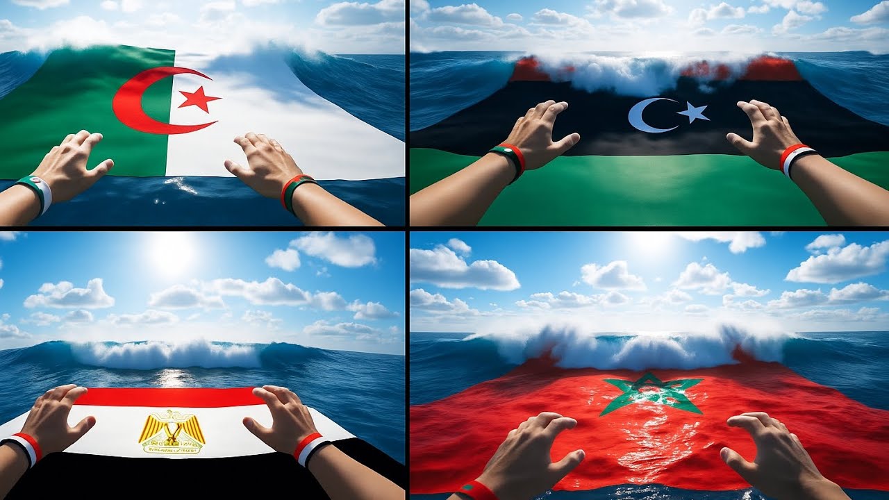 THE 🌎 WILD UNDERWATER CITY FLAG OF OCEAN 🌊Mauritania🇲🇷:Mali🇲🇱; Niger🇳🇪_POV!