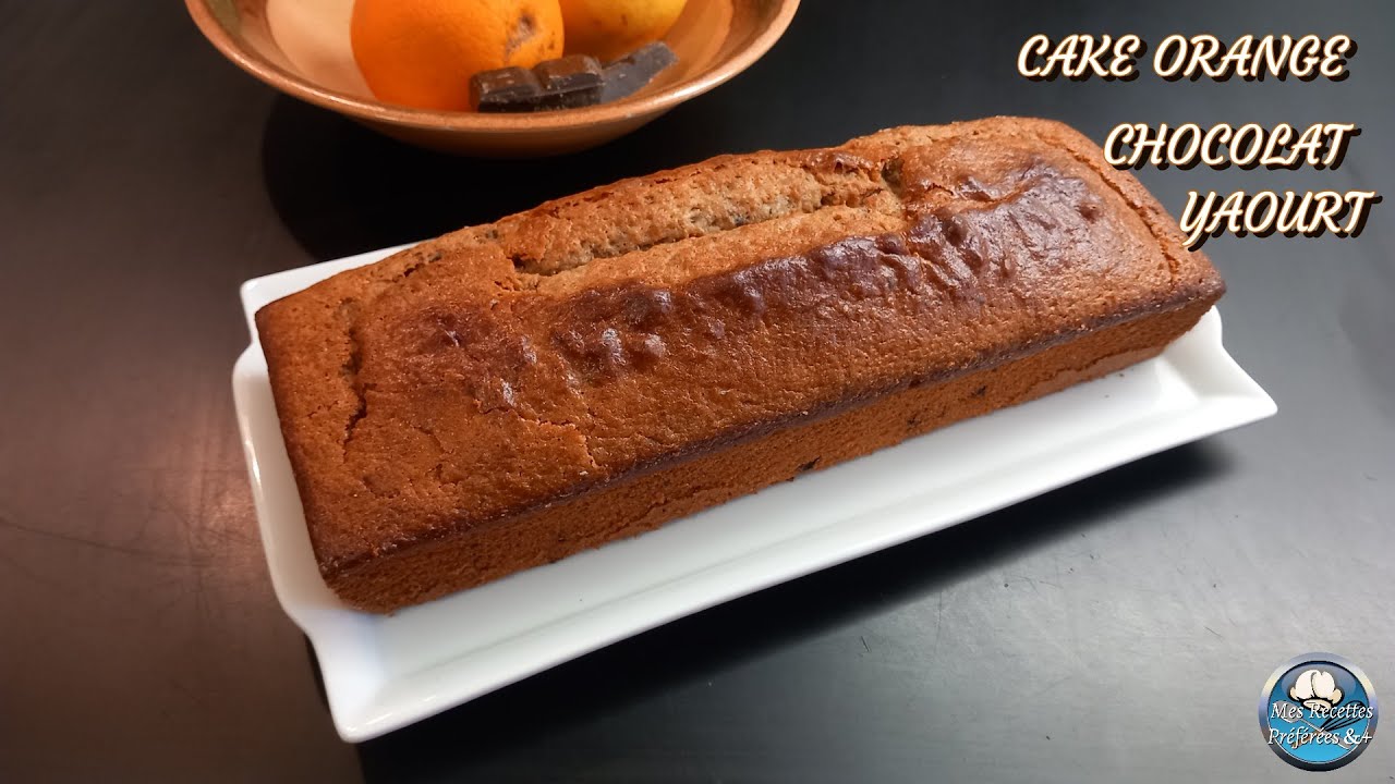 CAKE à l'ORANGE et CHOCOLAT version au yaourt 🍊🍫🥛