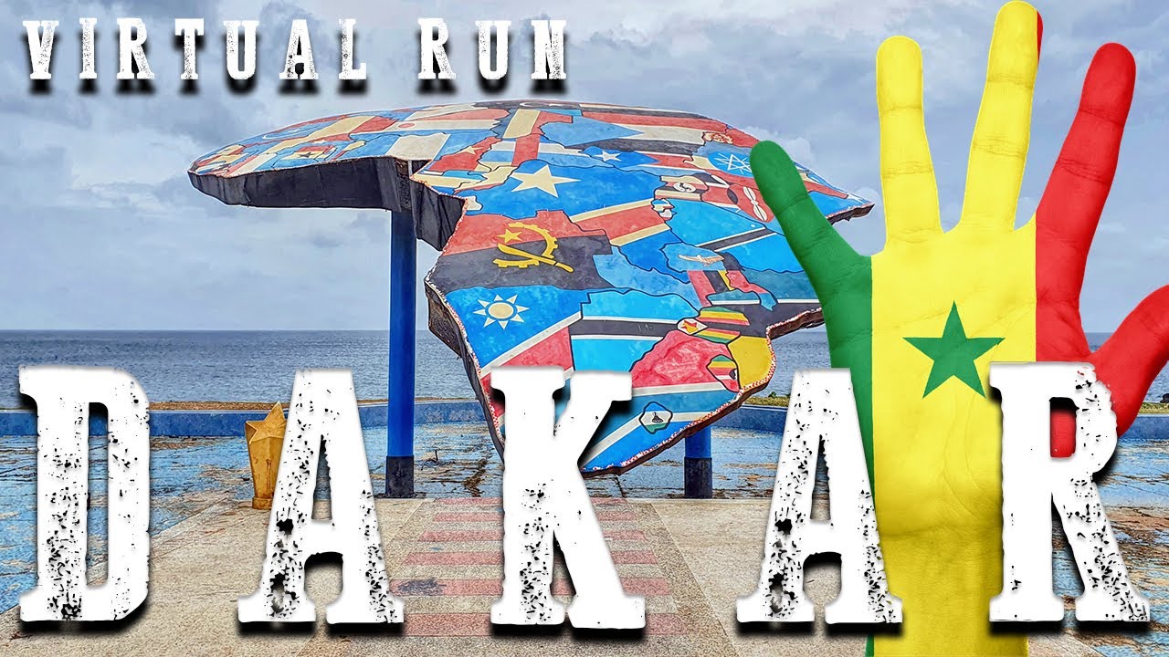🆃RE🅰DMILL | Virtual 🆁un - DAKAR - Route de la Corniche #treadmill #run #virtualrun  #dakar #senegal