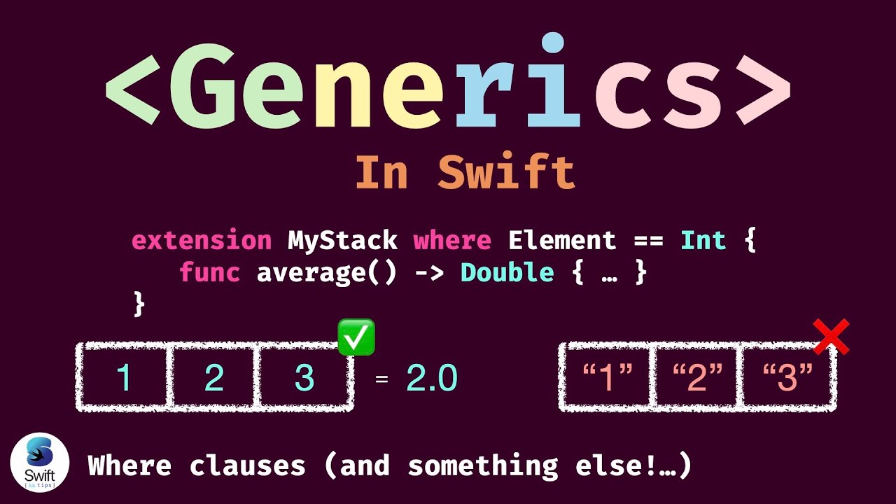 Дженерики в Swift: предложения Where (и кое-что еще!)