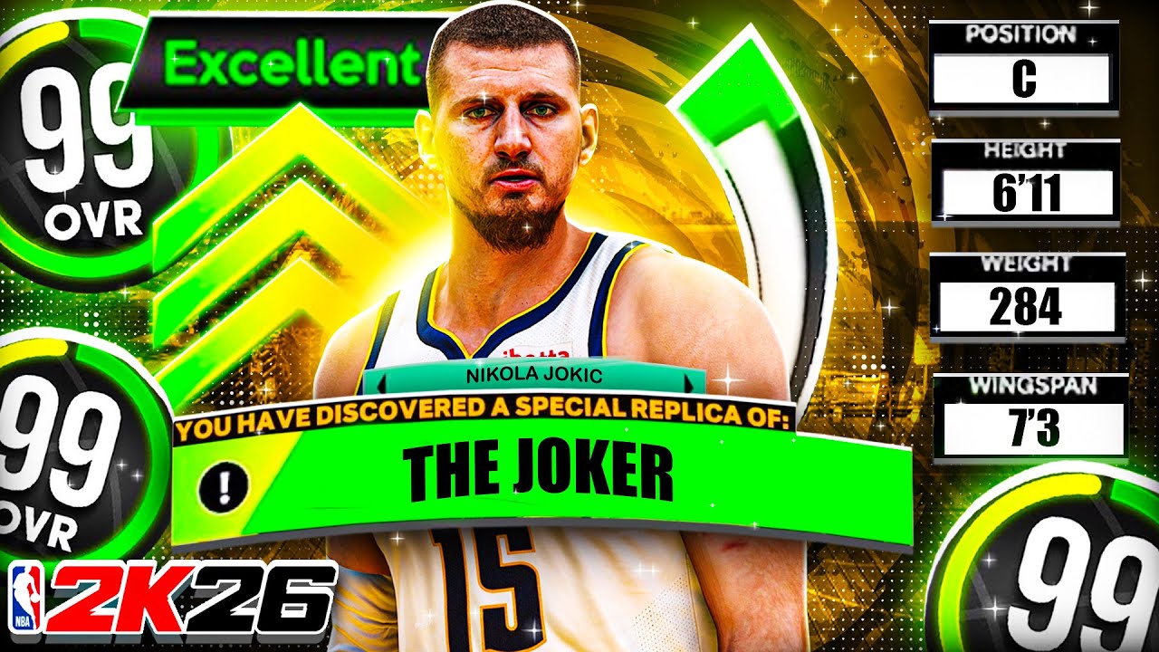 BEST CENTER BUILD NBA 2K26! NIKOLA JOKIC BUILD will DOMINATE 2K26!