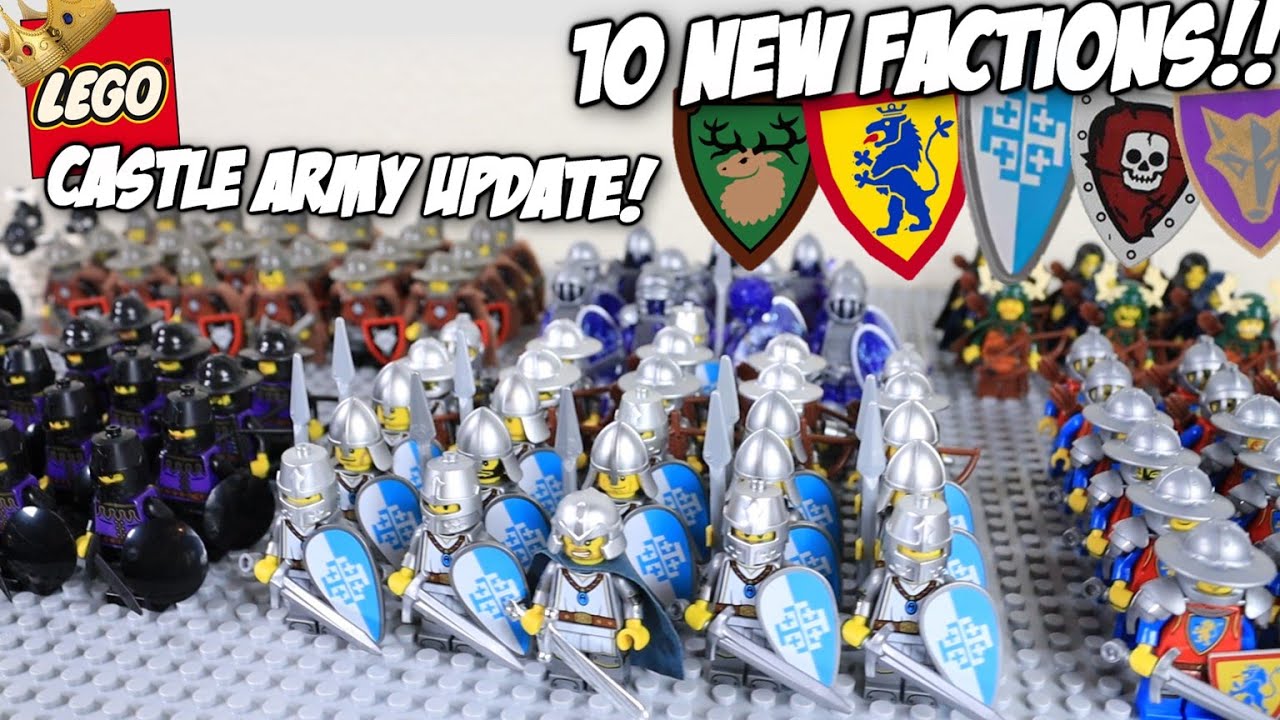 БОЛЕЕ 150 НОВЫХ минифигурок Lego Castle — ОБНОВЛЕНИЕ «Армия рыцарей»!!