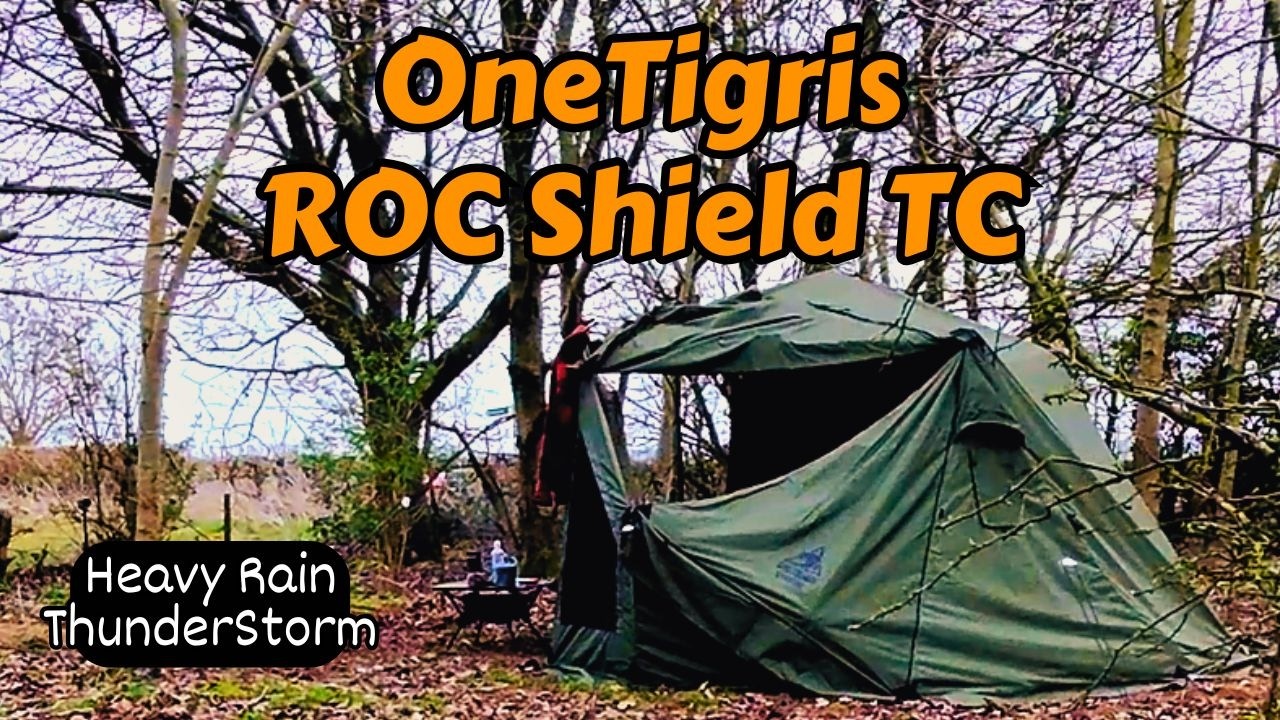 OneTigris ROC Shield TC Tent REVIEW! Heavy Rain & THUNDERSTORM