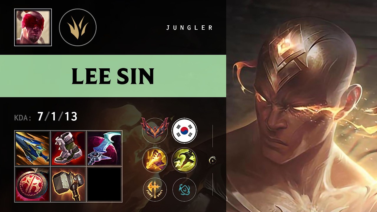 Lee Sin Jungle vs Ekko - KR Grandmaster Patch 26.16