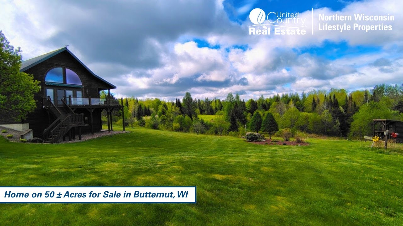 Country Home with Acreage for Sale in Butternut, Wisconsin