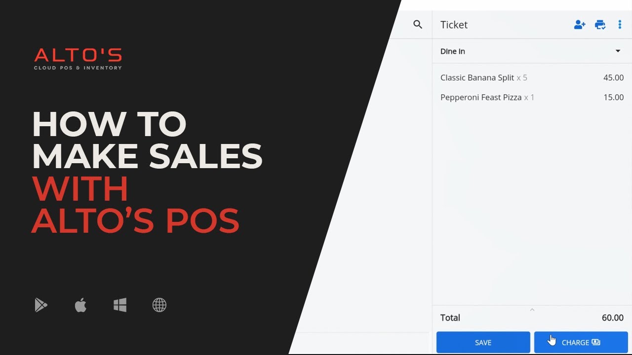 How to Make Sales with Alto’s POS