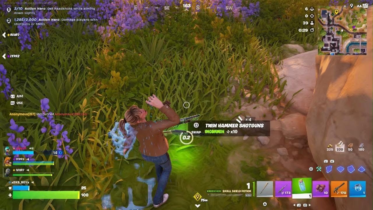 Fortnite trying the new battle pass skin the bride