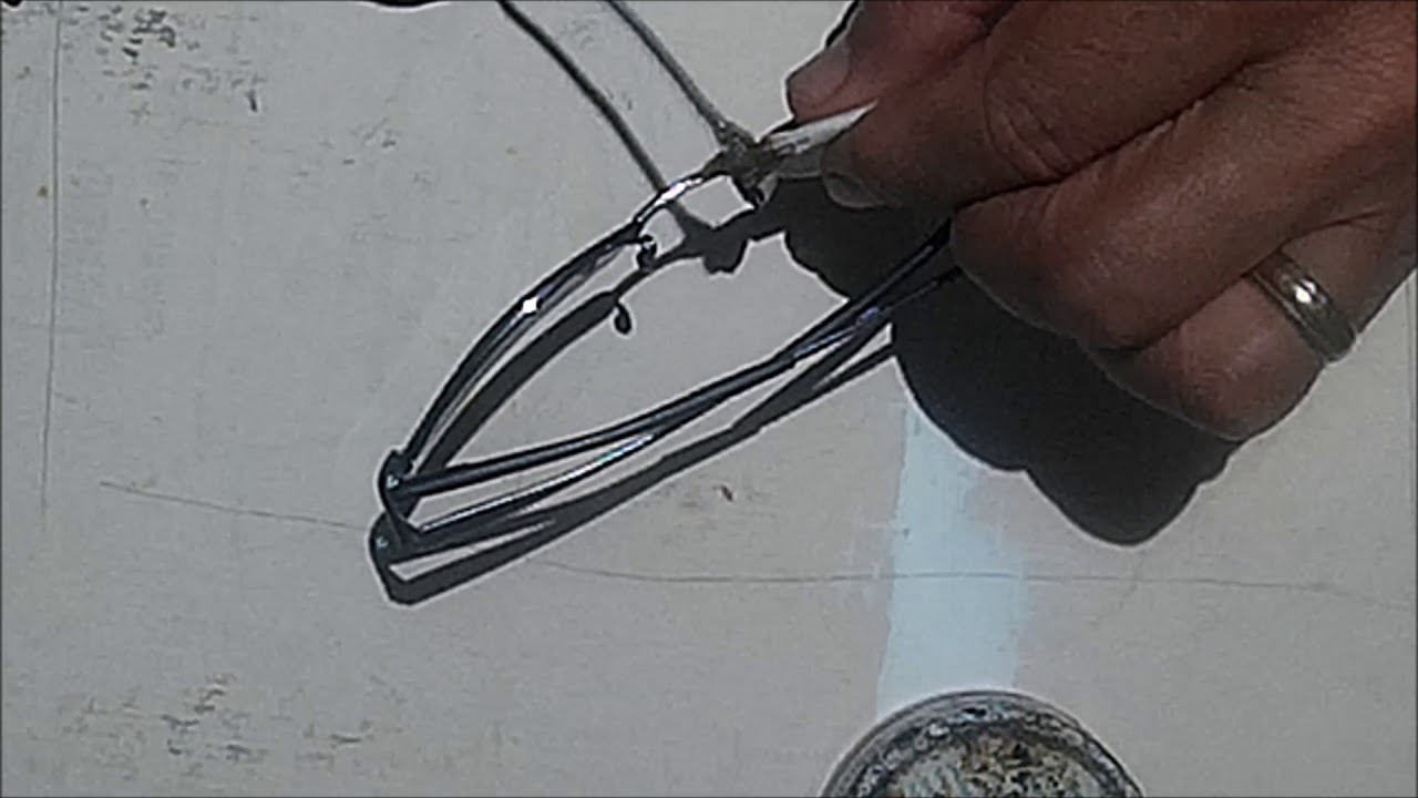 FIX Metal Frame EYE GLASSES. Won't work on plastic Frames