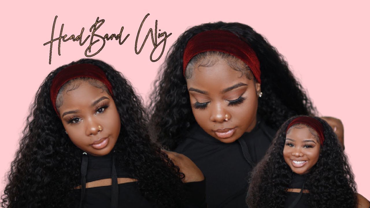 ♡ Affordable & Easy 5 Minute Hairstyle !! | Curly HeadBand Wig | Donmily Hair