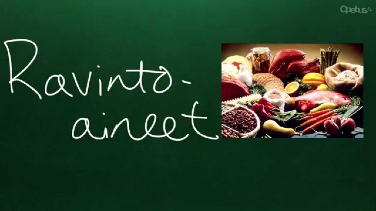 Ravintoaineet (yl&auml;koulu)