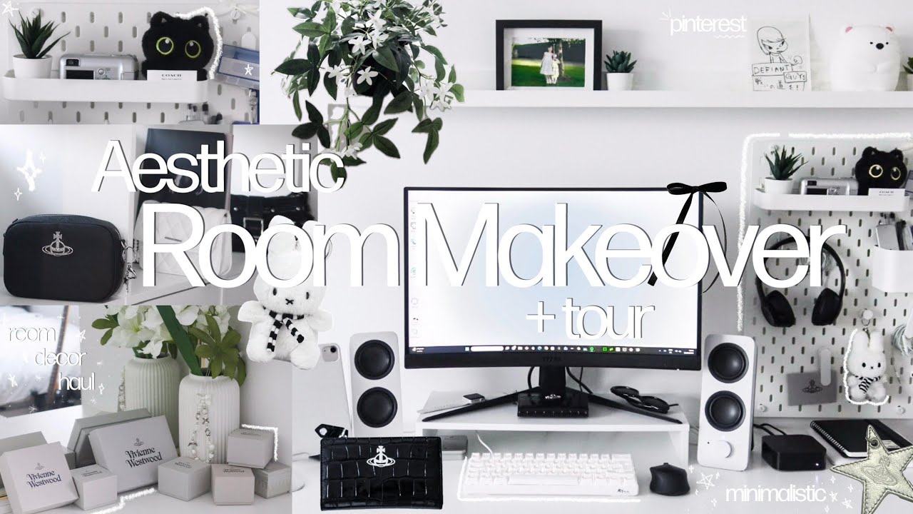 aesthetic room makeover 𝜗ৎ🪽+ tour 2026: minimalist, clean, coquette, pinterest inspired ⋆౨ৎ˚˖ ࣪