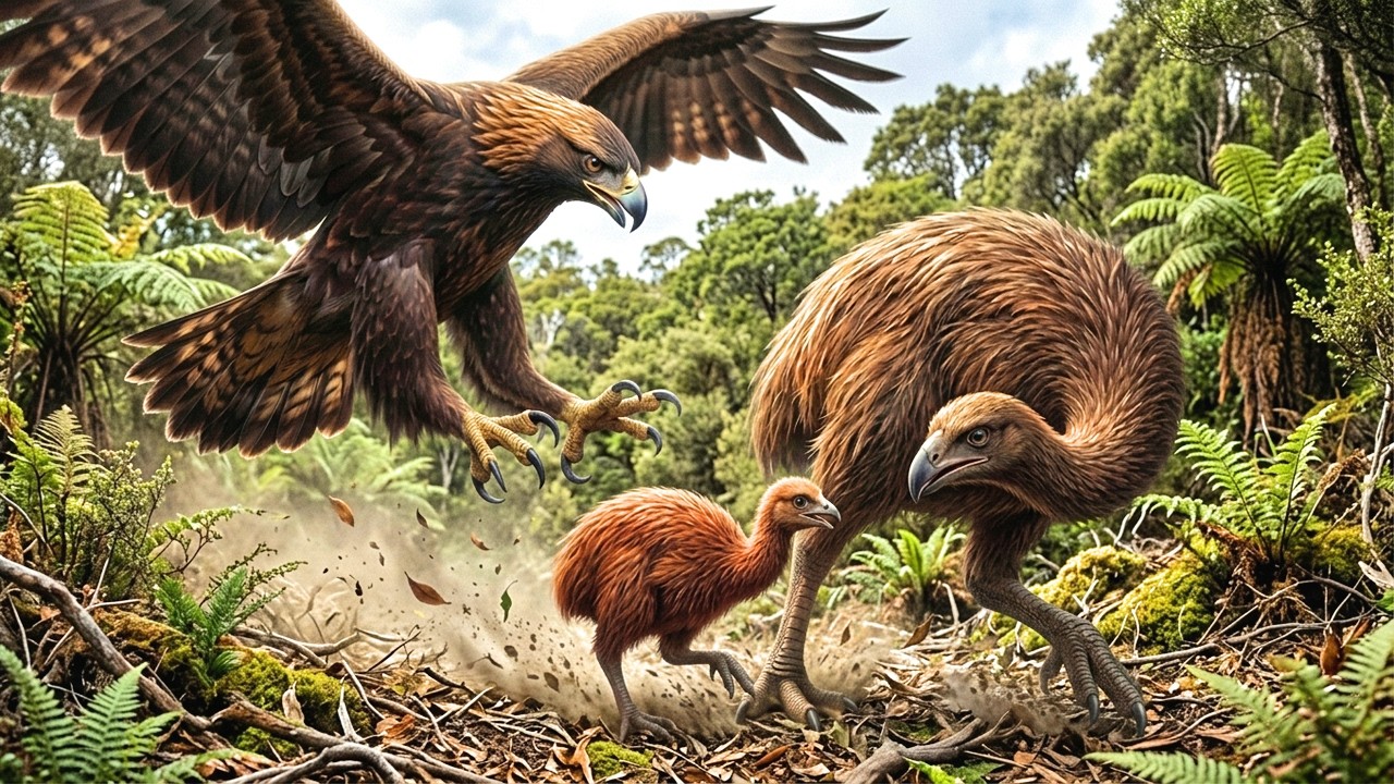 Giant Moa (South Island): 999 Days From Egg to Survivor | Land of Giants