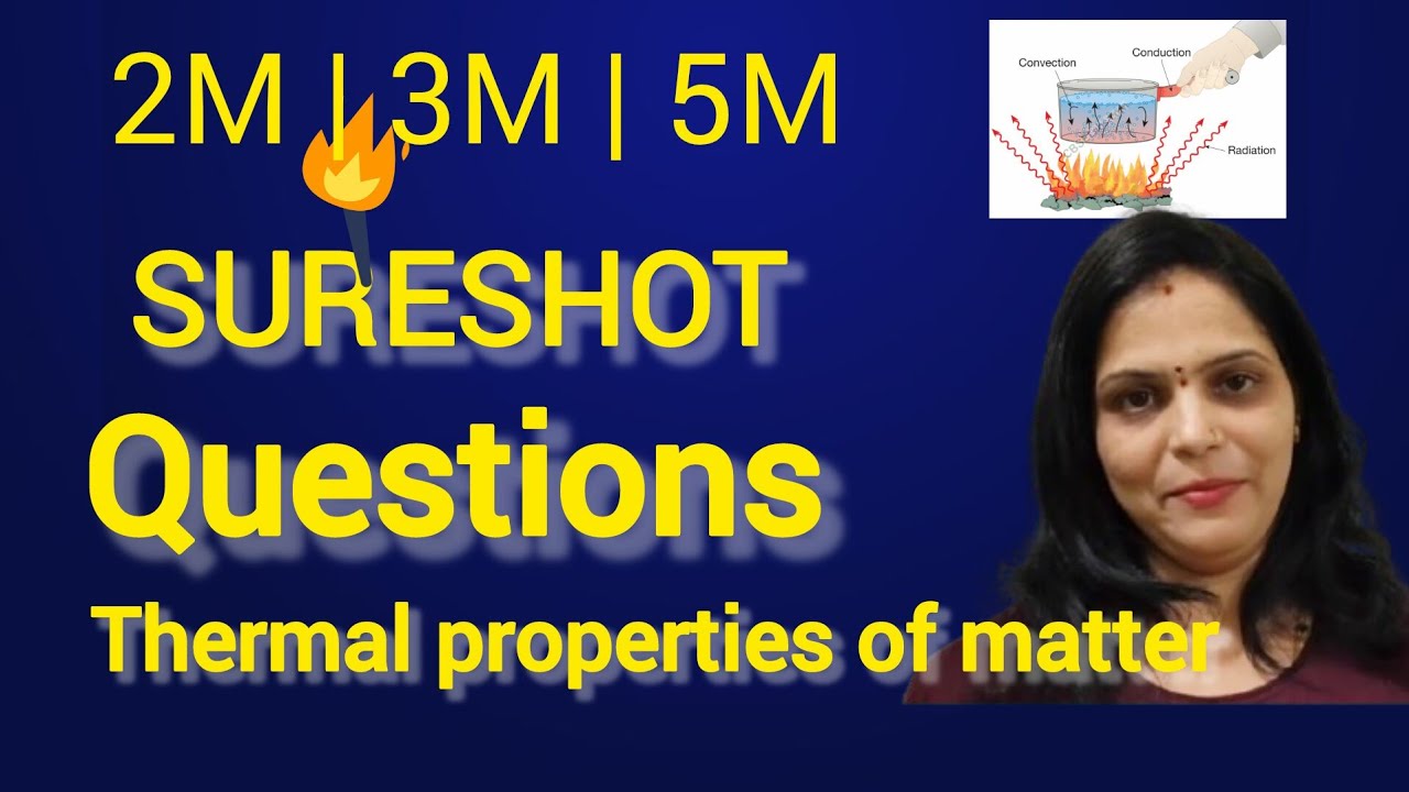 &ldquo;Important Questions &ndash; Thermal Properties of Matter (2 Marks, 3 Marks & 5 Marks) | 1st PUC Physics&rdquo;