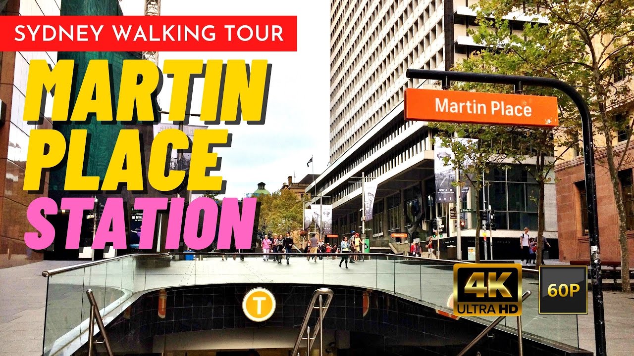 Martin Place Station | Sydney Walking Tour | 🇦🇺 Australia【4K】
