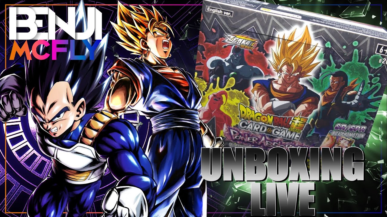 REPLAY LIVE 68 : UNBOXING POWER ABSORBED DRAGON BALL SUPER CARD GAME ! ( BT20  DBSCG)