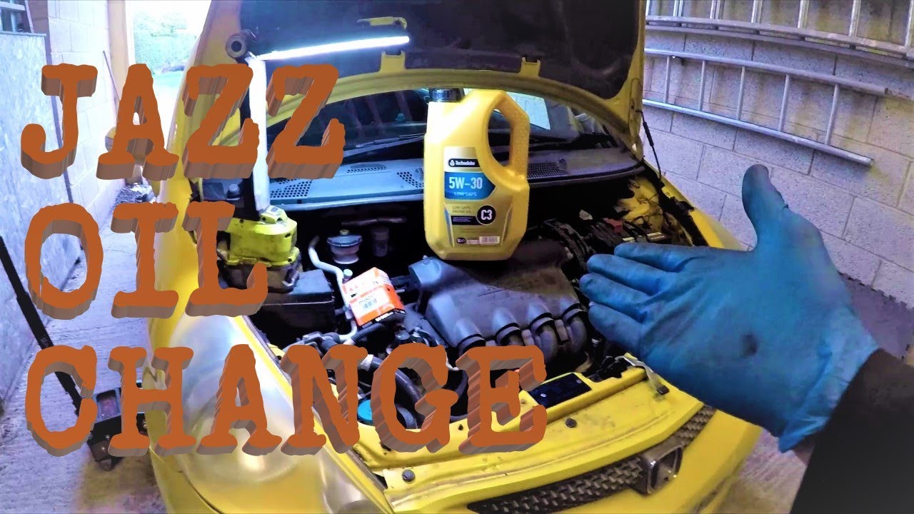 How to: Honda Jazz OIL filter change #honda #jazz #oil #service