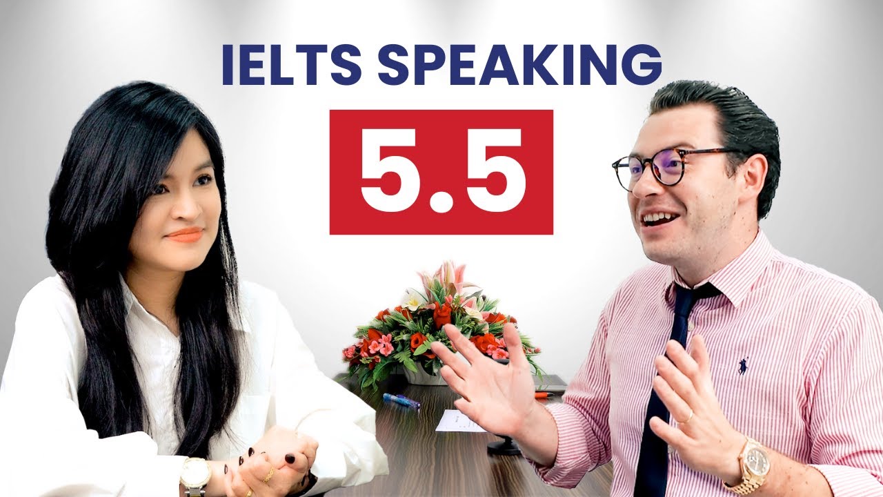 IELTS Speaking Band 5.5 Mock test  | IELTS with Charles