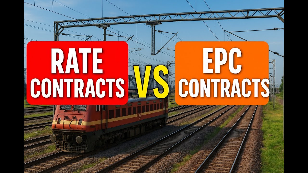 Differences between Rate Contracts Vs EPC Contracts in Indian Railways