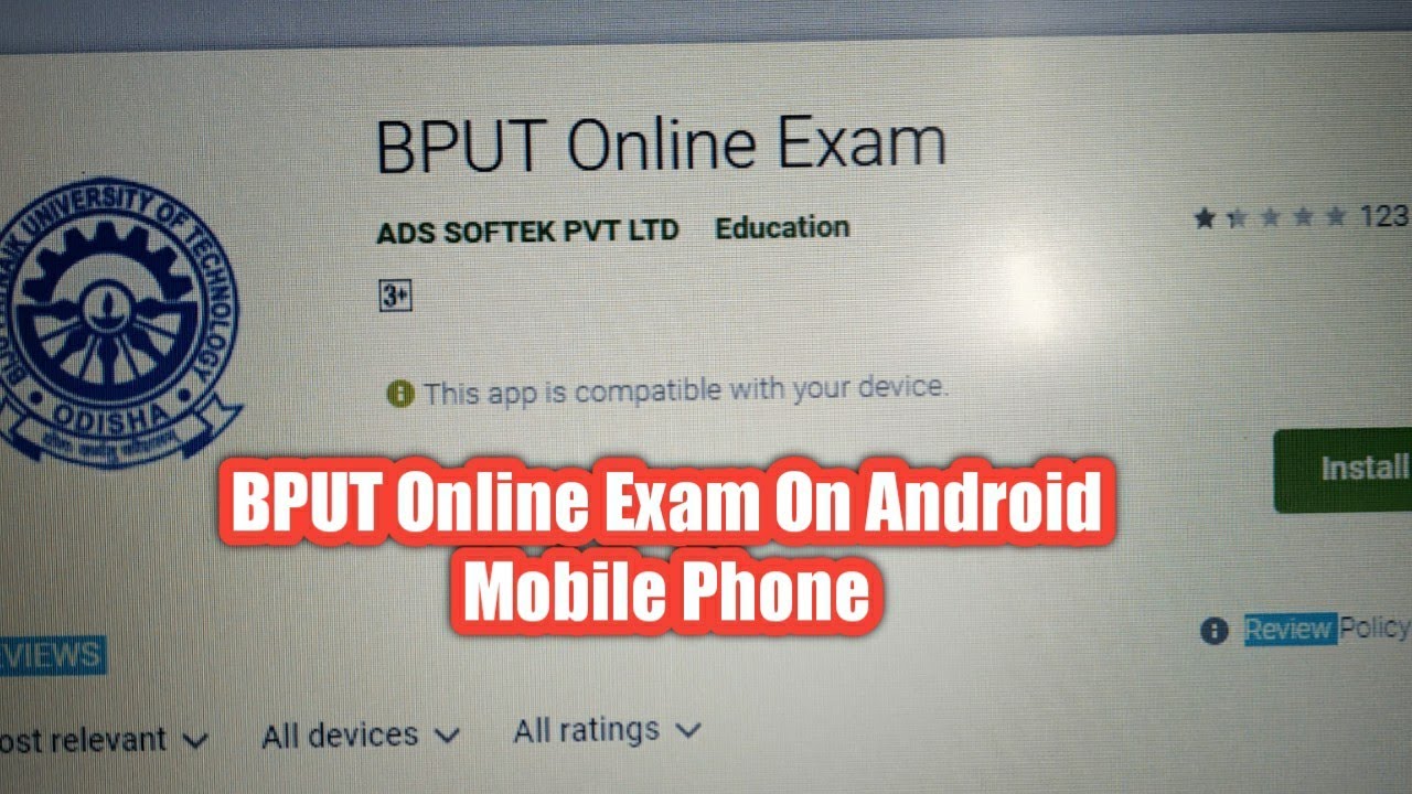 BPUT online Exam On Mobile phone || How to give BPUT online exam on Your Android mobile phone