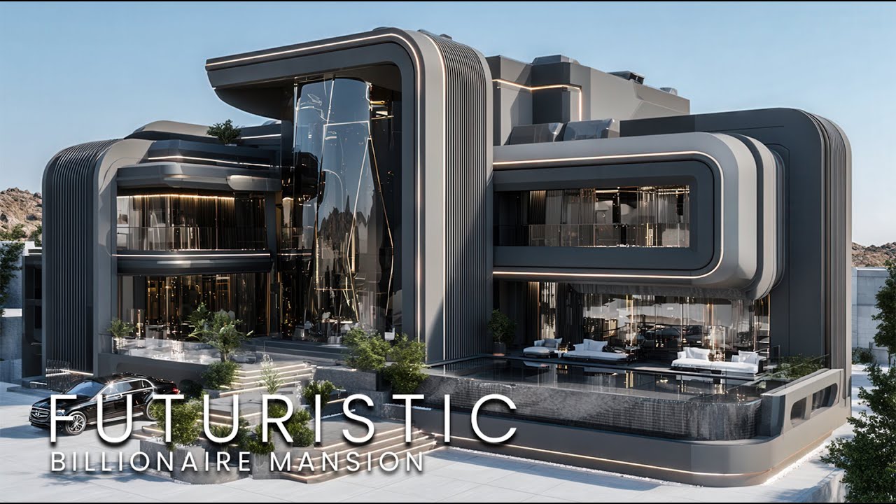 Inside an Ultra Luxury Futuristic Mansion Where Billionaires Live Differently