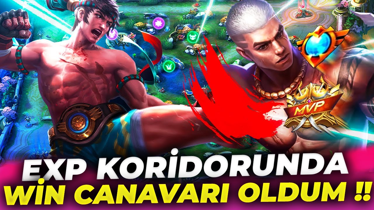 EXP KORİDORUNDA WİN CANAVARI OLDUM !! Chou - Dyrroth - Paquito | Mobile Legends