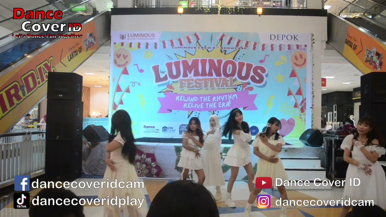 Crubyx Dance Cover GFRIEND at LUMINOUS FESTIVAL 2025 Depok Town Square