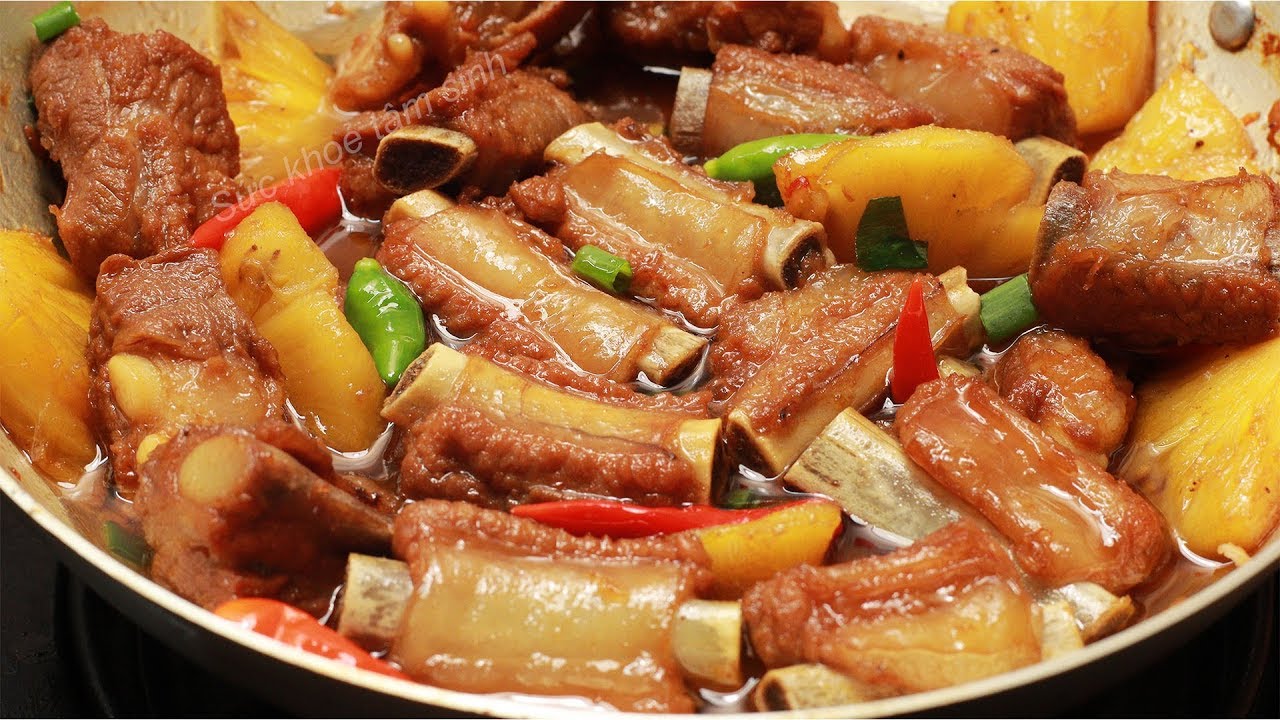 C&aacute;ch l&agrave;m Sườn Kho Kh&oacute;m b&iacute; quyết kh&ocirc;ng cần ướp sườn vẫn thấm ngấm gia vị đậm đ&agrave;
