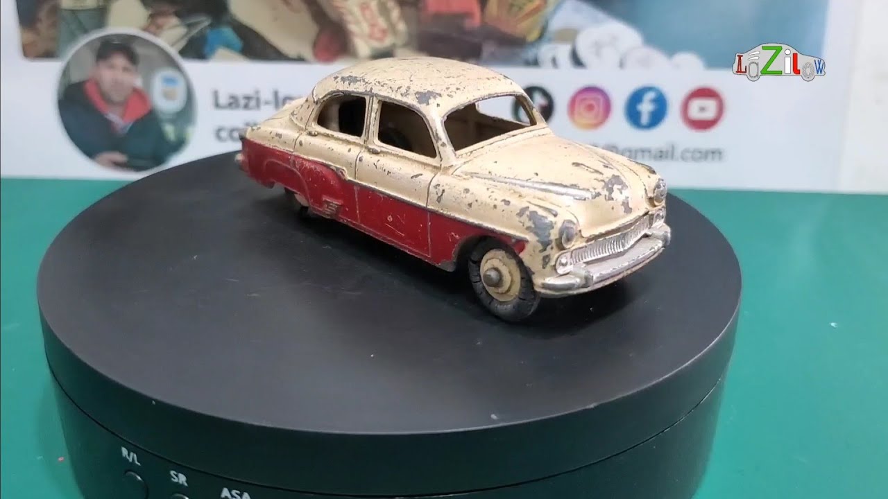Vintage Dinky toys Vauxhall Cresta diecast restoration