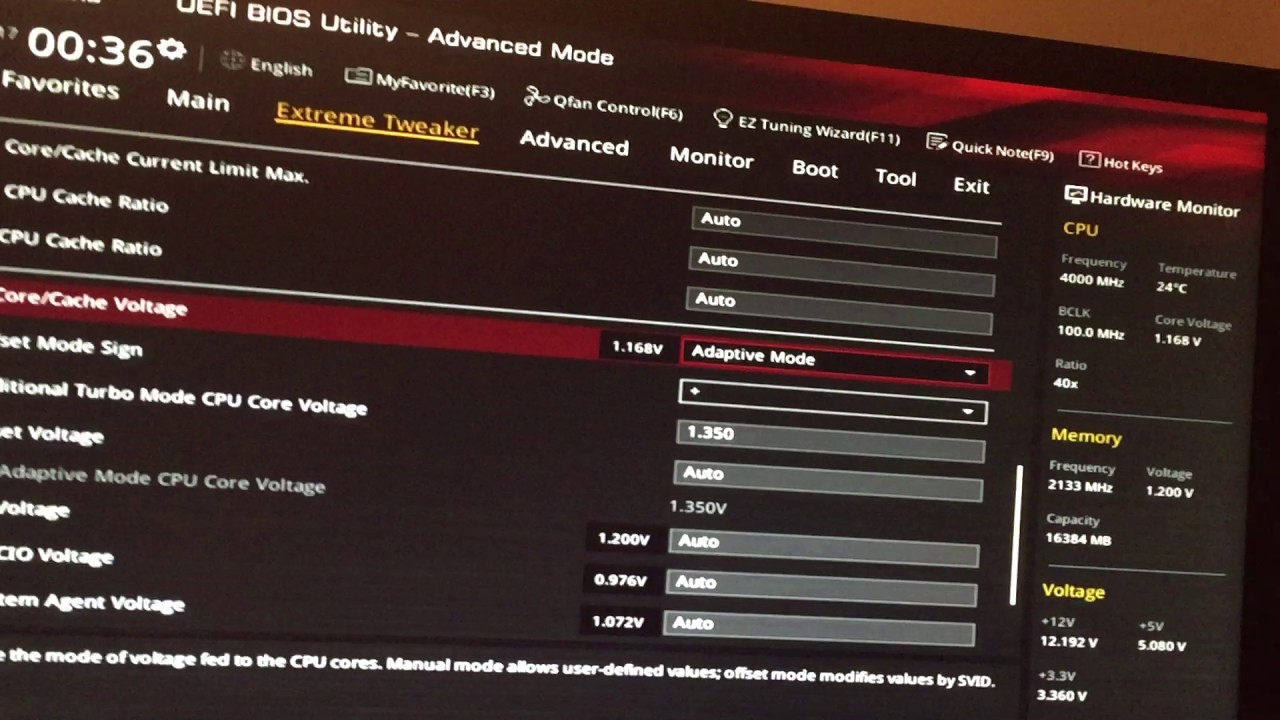 Intel 6700k temp spike fix