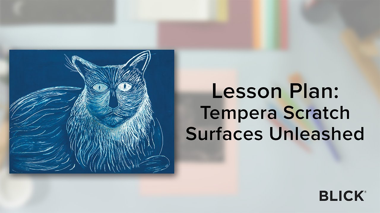 🎨 Scratch & Reveal: Tempera Resist Art Lesson (Grades K&ndash;12) | BLICK